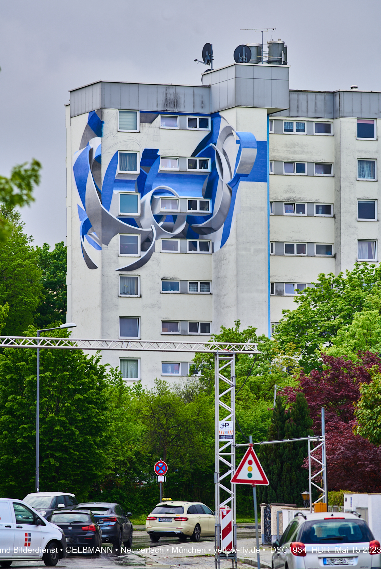 15.05.2023 - Graffitis vom italienischen Künstler Peeta in Neuperlach